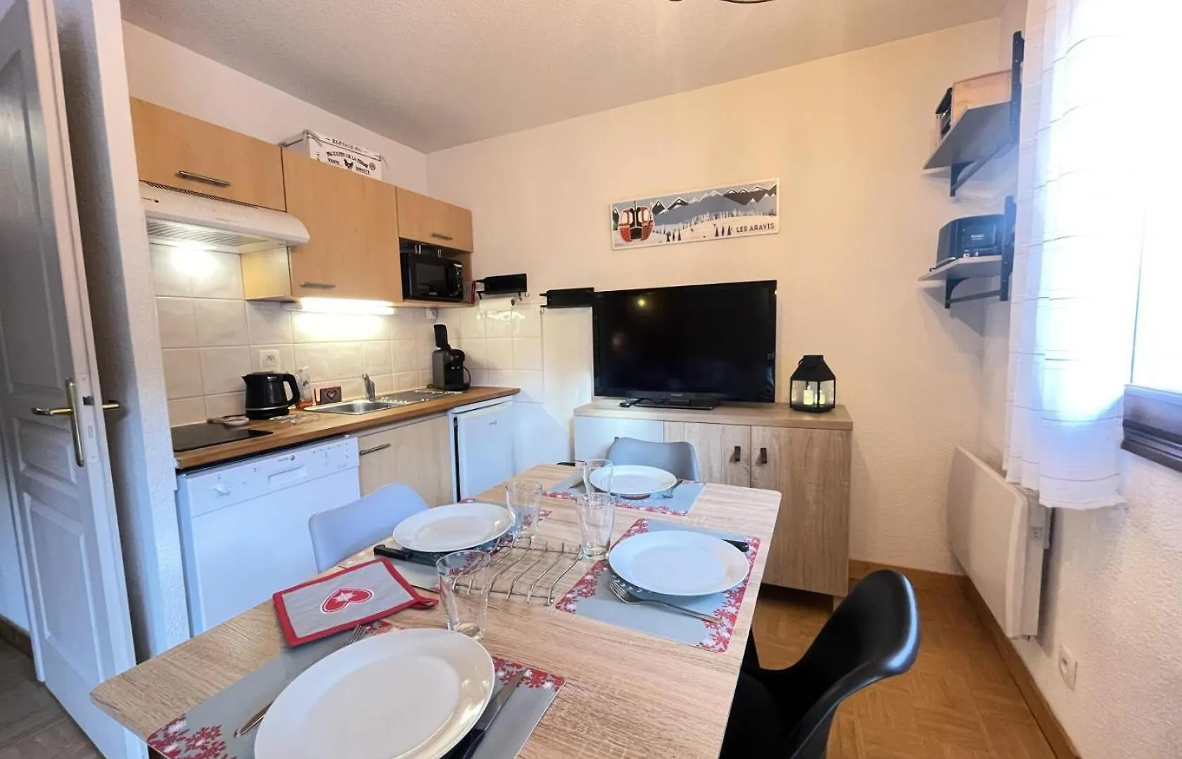 Appartamento Les Chalets Des Evettes - Appartement Cozy Au Pied Des Pistes Dans Une Residence Avec Piscine Mae-6431 Flumet Francia