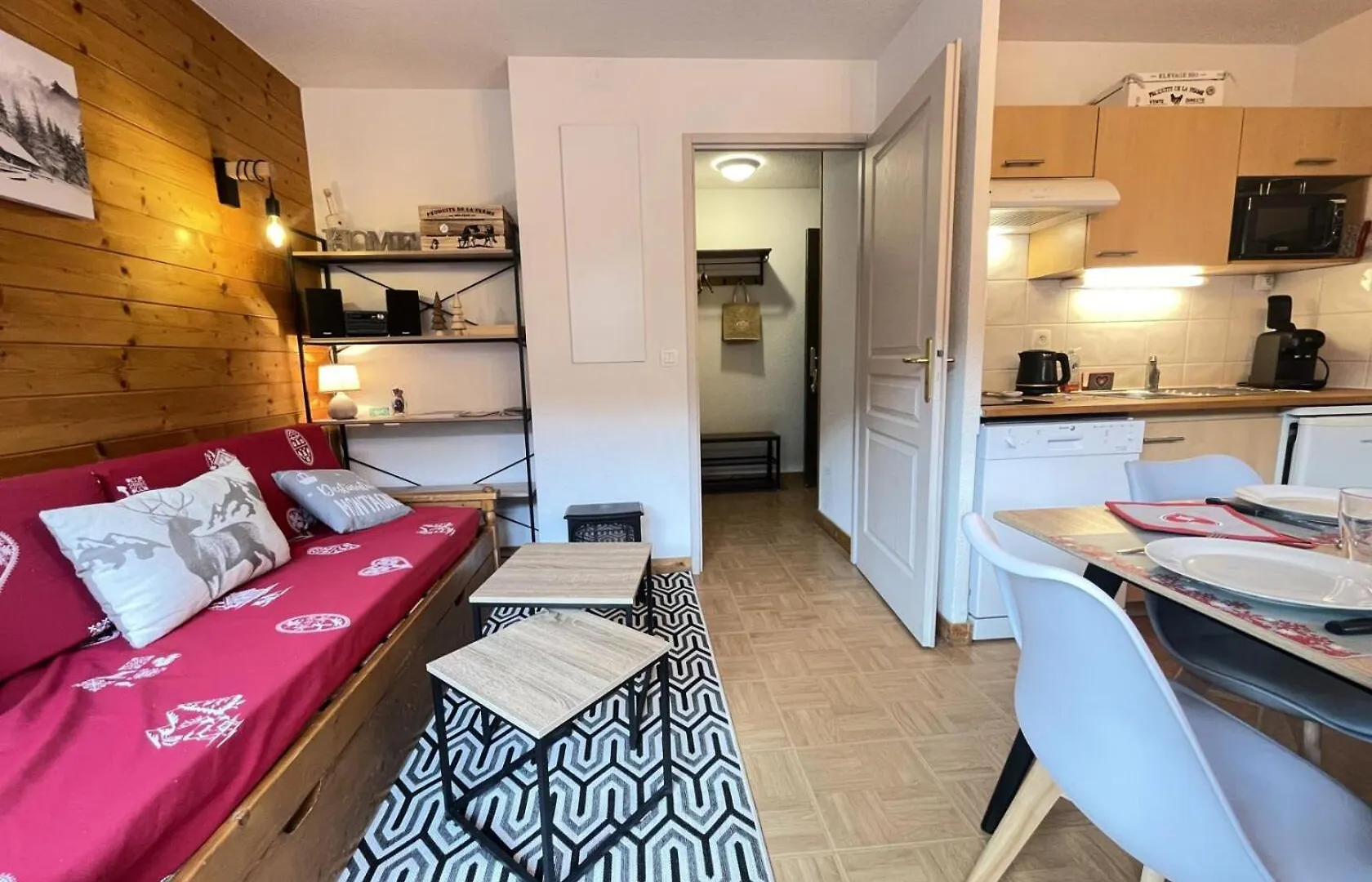 Les Chalets Des Evettes - Appartement Cozy Au Pied Des Pistes Dans Une Residence Avec Piscine Mae-6431 Flumet France