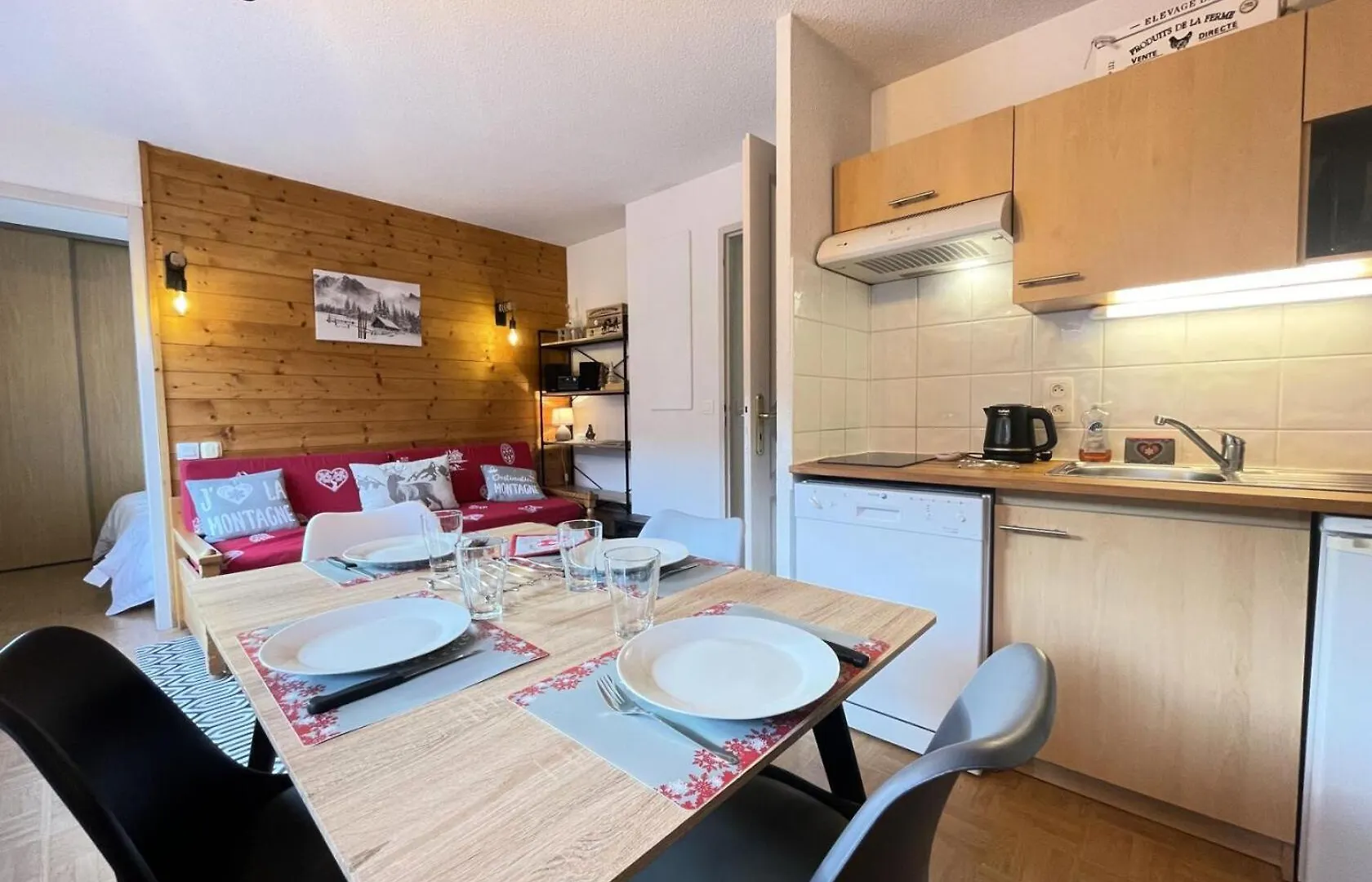 Les Chalets Des Evettes - Appartement Cozy Au Pied Des Pistes Dans Une Residence Avec Piscine Mae-6431 Flumet 0*,  France